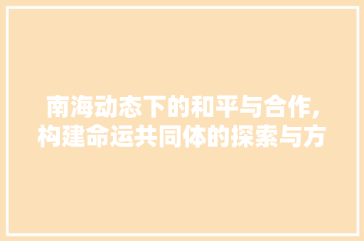 南海动态下的和平与合作,构建命运共同体的探索与方法 南海动态下的和平与合作,构建命运共同体的探索与方法 GoogleSEO