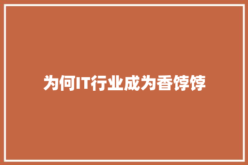 为何IT行业成为香饽饽 神马SEO
