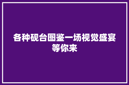 各种砚台图鉴一场视觉盛宴等你来