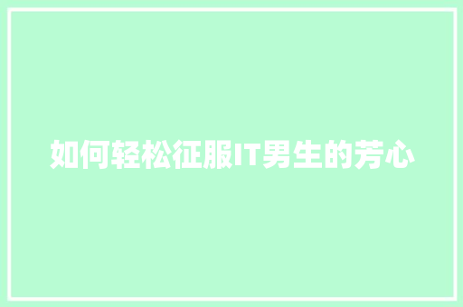 如何轻松征服IT男生的芳心 必应SEO