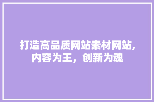 打造高品质网站素材网站,内容为王，创新为魂 打造高品质网站素材网站,内容为王，创新为魂 GoogleSEO