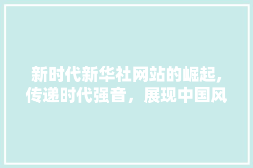 新时代新华社网站的崛起,传递时代强音，展现中国风采 新时代新华社网站的崛起,传递时代强音，展现中国风采 神马SEO