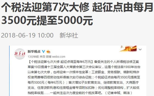 个税起征点暂定5000元维持不变,你怎么看「个税为什么下滑这么严重」 百度SEO 个税起征点暂定5000元维持不变,你怎么看「个税为什么下滑这么严重」 个税起征点暂定5000元维持不变,你怎么看「个税为什么下滑这么严重」 百度SEO
